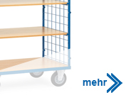 Stirnwände mit Drahtgitterfüllung