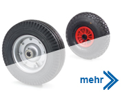 Räder mit Achsaufnahme