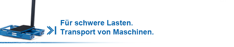 Transport schwerer Maschinen