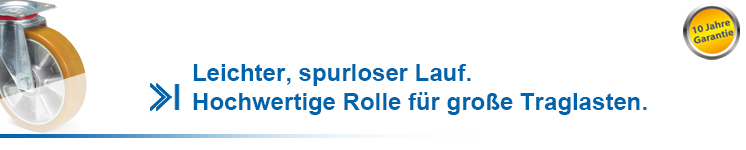 Polyurethanräder mit Gestell