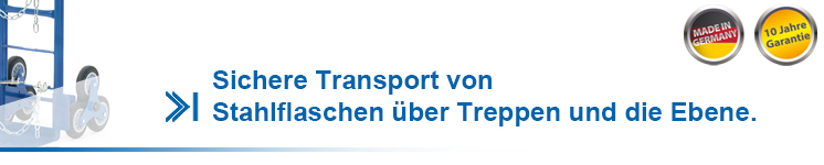 Stahlflaschen Treppenkarren