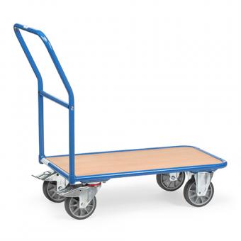 fetra Magazinwagen 400 kg  ( brillantblau oder anthrazitgrau ) 1 | blaugraue Elastic Bereifung