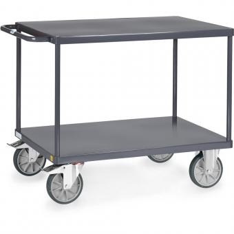 fetra ESD-Tischwagen mit Stahlblech-Plattform 