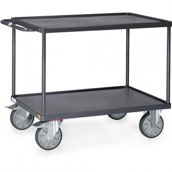 fetra ESD-Tischwagen mit Stahlblech-Wanne 
