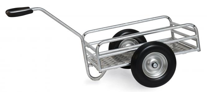 Outdoor-Handwagen feuerverzinkt - Polyurethanbereifung 