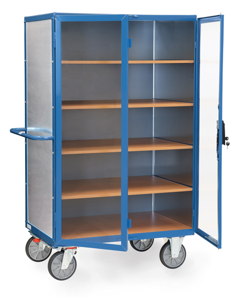 Kastenwagen mit Polycarbonat gefüllten Türen 