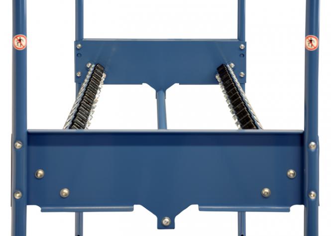 Fetra Reifenwagen, 250 Kg mit Rollenbahnen 