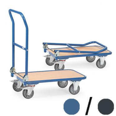 fetra Klappwagen aus Stahlrohr ( brillantblau oder anthrazitgrau ) 