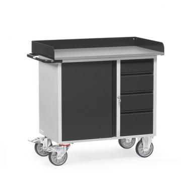 fetra Werkstattwagen Doppelflügeltür großer Ladebereich m Abrollrand 