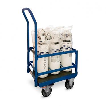 Transportwagen für medizinischen Sauerstoff -  6 Flaschen bis  Ø 150 mm 