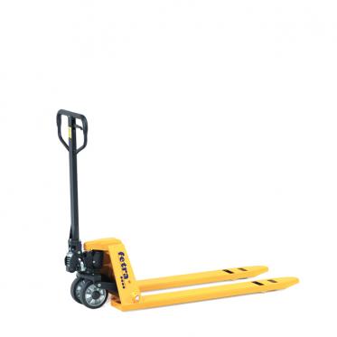 Gabelhubwagen mit flachen Gabeln 