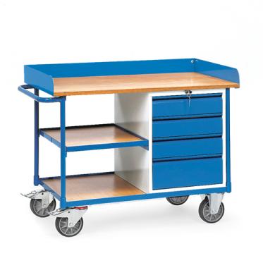 fetra Werkstattwagen mit Schubladenblock 