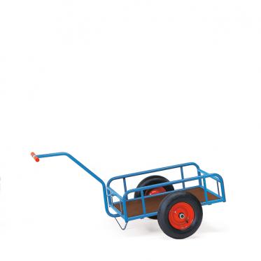 fetra Handwagen mit Deichsel und Geländer 