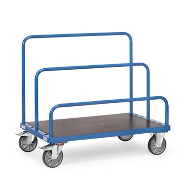 fetra Plattenwagen Bügel variabel einsteckbar 750 Kg Tragkraft 1 | TPE Bereifung