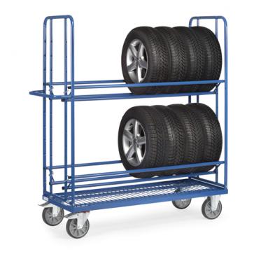 fetra Reifenwagen mit variablen gelenkartigen Reifenträgern 