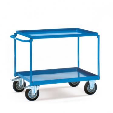 fetra Tischwagen mit öldichter Wanne 1 | Vollgummi Bereifung