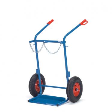 fetra Stahlflaschenkarre für 2 Flaschen 40-50 Liter 