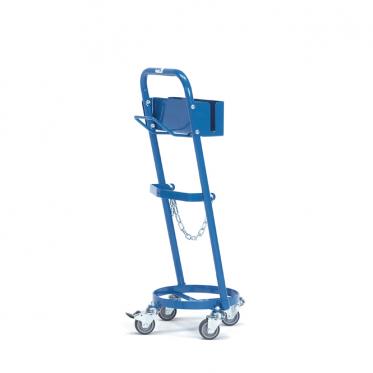 fetra Stahlflaschenroller mit Schrumpfpistolenhalter 