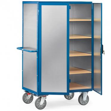 fetra Kastenwagen Doppelflügeltür Wände u Türen mit Aluminiumblech 