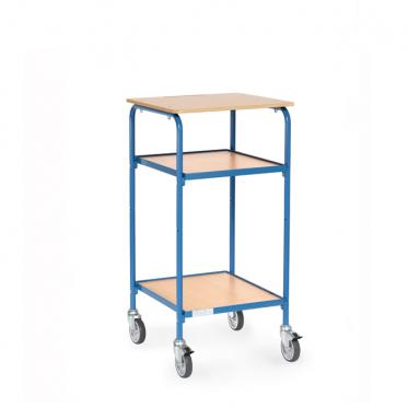 fetra Rollpult mit waagerechter Schreibfläche und 2 verstellbaren Böden 