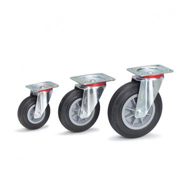 Lenkrollen Vollgummi 1