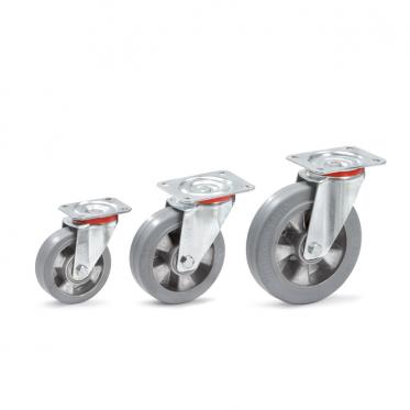 Lenkrollen Elastic-Bereifung 