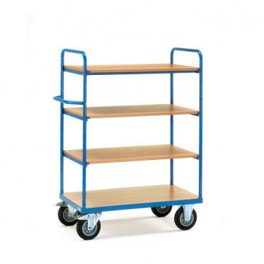 fetra Etagenwagen 2 | Vollgummi Bereifung