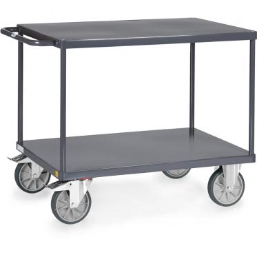 fetra ESD-Tischwagen mit Stahlblech-Plattform 