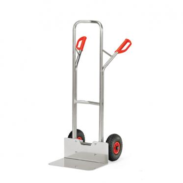 fetra Aluminiumkarre senkrechte Anlage 1.300 mm hoch große Schaufel 