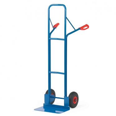 fetra Stahlrohrkarre senkrechte Anlage 1.600 mm hoch große Schaufel 2