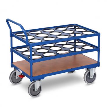 Atemluftflaschen - Transportwagen für die Aufnahme von 15 Stahlflaschen 