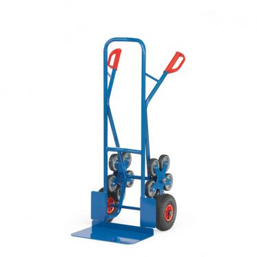 fetra Treppenkarre aus Stahlrohr 5-Rad-Treppenstern große Schaufel 1